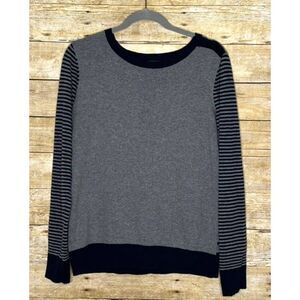 NAUTICA MIXED PATTERN PREPPY CASUAL CAREER EVERYDAY WEAR KNIT SWEATER LARGE